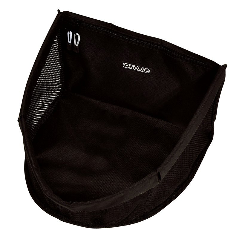 Sport Korg m. regnskydd - svart/vit/vit