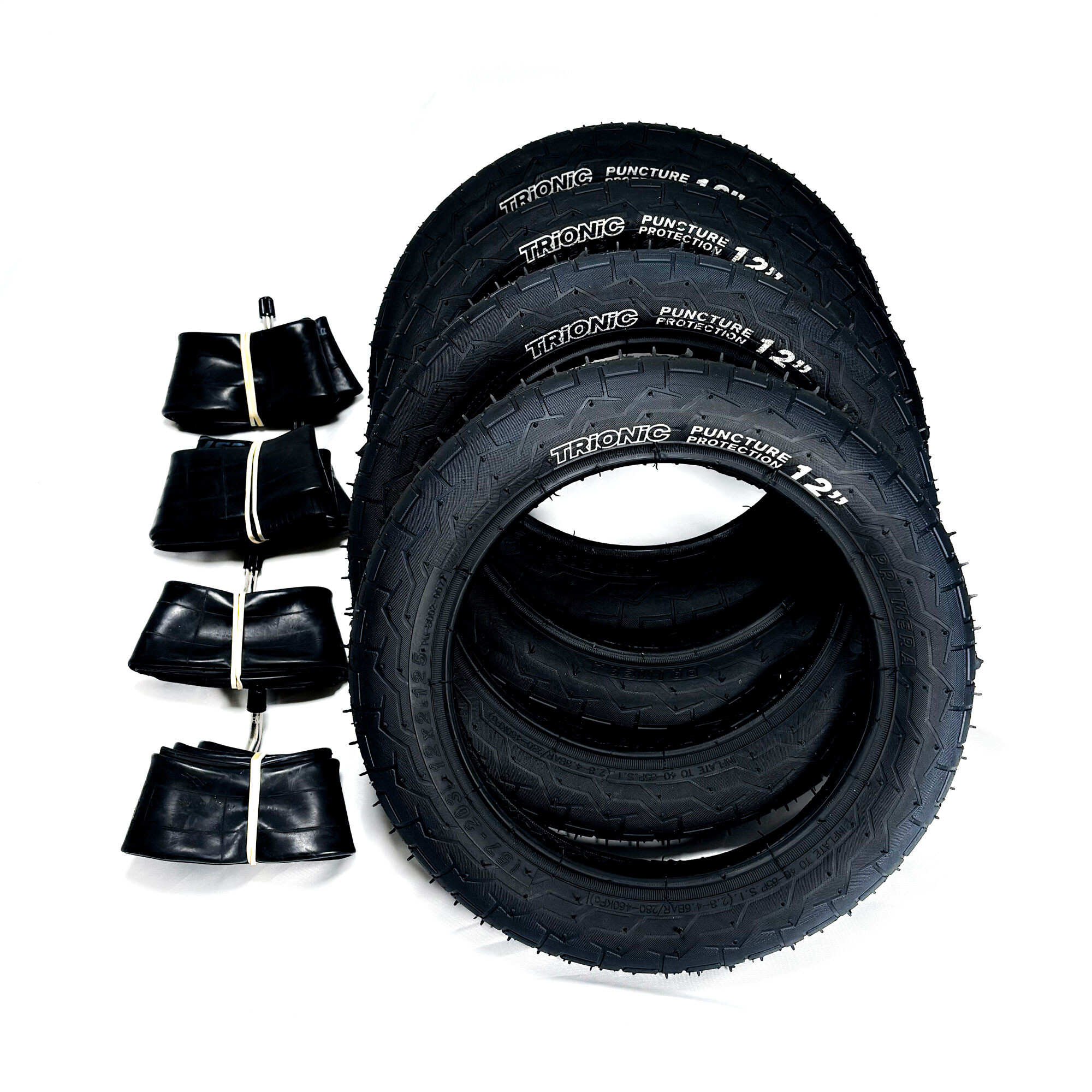 12" Primera paket inkl. 4x däck + 4x slang